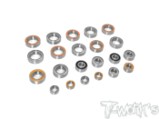 Kit complet de roulements étanches pour X-Ray XB4 2021 (22pcs) T-WORK'S