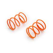 Paire de ressorts oranges hard pour gamme Rally-game Hobao (2)