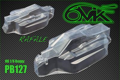 Carrosserie lexan "RAFALE" pour HB/MUGEN  6MIK