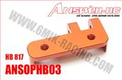 Support de renfort chassis alu HB D815,817