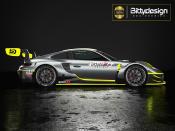 Carrosserie 1/7e P-GT3R 1.5mm pour ARRMA Infraction/Limitless (Pré-découpé-non peinte) BITTYDESIGN