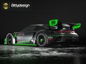 Carrosserie P-GT3R 190mm (non-peinte) BITTYDESIGN