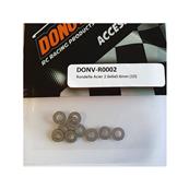 Rondelles acier 2.6x6x0.6mm (10) DONUTS RACING