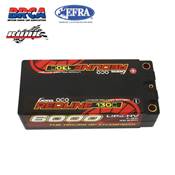 Accu Lipo Shorty 2S 6000 mAh HV 7.6V-130C (5mm)  GENS-ACE