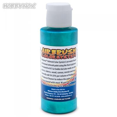 Peinture bleu turquoise avec reflets 60ml HOBBYNOX