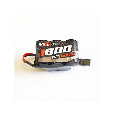 Accu de réception Nimh 1800mAh 6.0v 3+2 prise Futaba WS-LINE