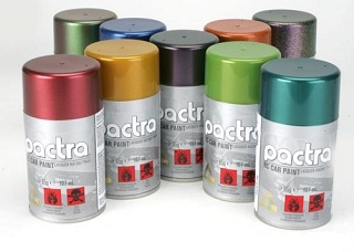 Peintures Pactra en bombe