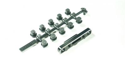 Cale aluminium arrière + Inserts