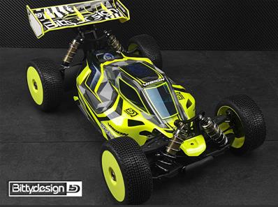 Carrosserie "Vision" pour SWORKZ S35-3/S35-4 BRUSHLESS pre-decoupé BITTYDESIGN