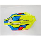 Carrosserie peinte "Vision" Jaune/Orange/Bleu FLUO pour Sworkz S35-3E ou S35-4E ou MBX8Eco BITTYDESIGN