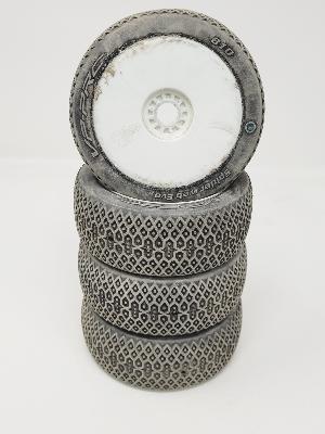 PNEUS SPIDER WEB EVO GOMME M3 MONTÉS SUR JANTES BLANCHES (4) - 5% D'USURES VP-PRO