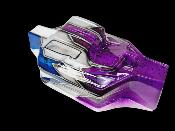 Carrosserie "JC P2" Blanc/Bleu/Silver/Violet pour XRAY XB8 WS-LINE