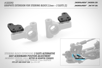 Extensions de fusées avants 3 slots (2) XB2/XT2 X-RAY