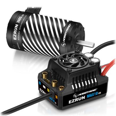 Combo EZRUN MAX10 G2 140A + Moteur 3665SD-4000KV HOBBYWING