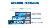Lipo 7000mah 2S HV 120C/60C Mid Graphene LRP