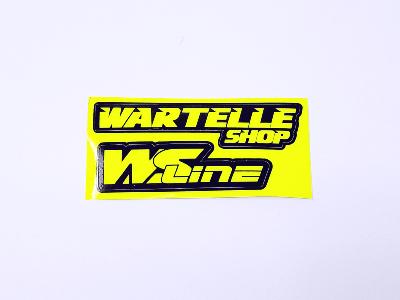 Stickers Wartelle-Shop/Ws-Line 70x34mm (différentes couleurs) WS-LINE