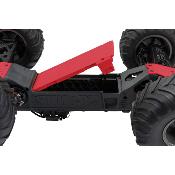 GORGON 4X2 MEGA 550 Brushed Monster Truck RTR avec batterie et chargeur, ROUGE - ARRMA