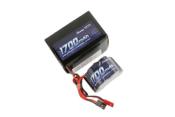 Accu de réception Nimh 6.0V-1700Mah en Pyramide (Dual JR-Bec) (125g) Gens-Ace