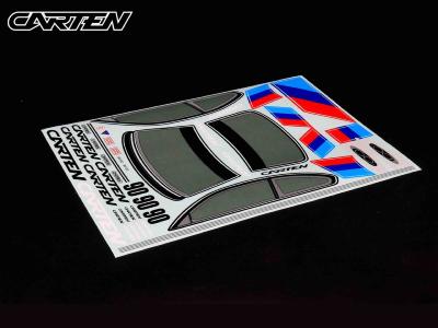 Sticker de carrosserie pour GT2 1/10e CARTEN