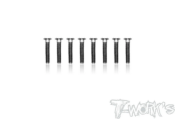 Vis titane 3x14mm têtes Low-profile (8) T-WORK'S