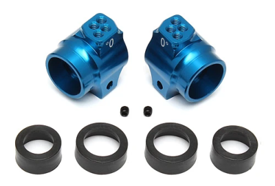 Kit fusées arrières aluminiums bleues et inserts RB10 RETRO F.T TEAM-ASSOCIATED