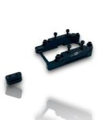 Support moteur "Simple" Embrayage 3pts + Cloche d'origine version "FLEX" pour Tekno NB48 2.x PRO-MOTION