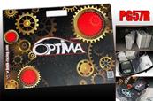 Planche de Stand OPTIMA 510x370 - Rouge et Or mécanique