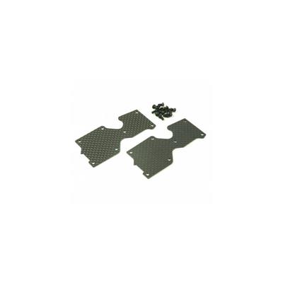 Renfort de triangle arrière inf carbone (1mm) (2PC)