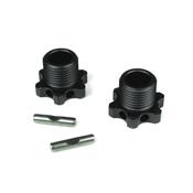 Hexagones de roues allégés aluminium 17mm TEKNO-RC