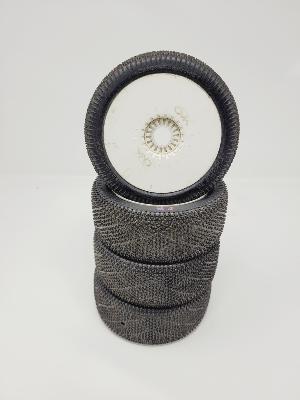 PNEUS MAGMA 2.0 GOMME XS MONTÉS SUR JANTES BLANCHES (4) - 5% D'USURES 6-MIK