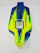 CARROSSERIE S15  JAUNE FLUO/BLEU METAL PEINTE POUR TEKNO EB48 2.0  J-CONCEPTS