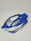 CARROSSERIE VS2 BLEU METAL/BLANC PEINTE POUR HOBAO VS2