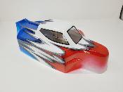 CARROSSERIE S15 ROUGE/BLANC/BLEU PEINTE POUR TEKNO EB48 2.0 J-CONCEPTS