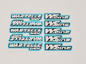 Sticker Wartelle Shop / WS Line 157x111 (différentes couleurs) WS-LINE