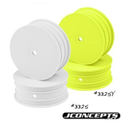 Jantes Avant Blanche MONO - TLR22 Hex 10mm (4) J-CONCEPTS