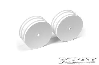 Jantes avants blanches (hexagones de 14mm) X-RAY