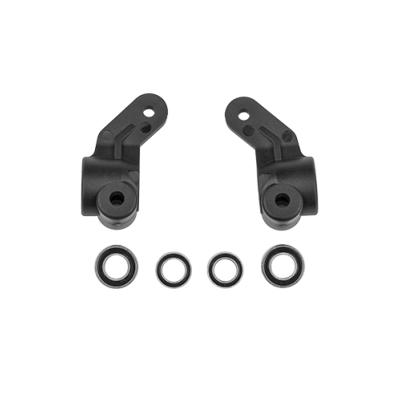 Fusées avant Noir avec roulement pour RC10 TEAM ASSOCIATED