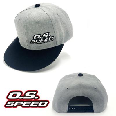 Casquette visière plate grise SPEED OS