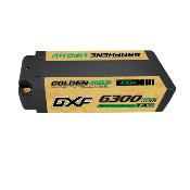 Lipo Batterie 2S 7.6V 6300mAh 140C Gold-NGP 5mm avec cordon DEAN DXF-POWER