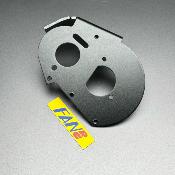 Plaque support moteur Alu. Noir FAN RC