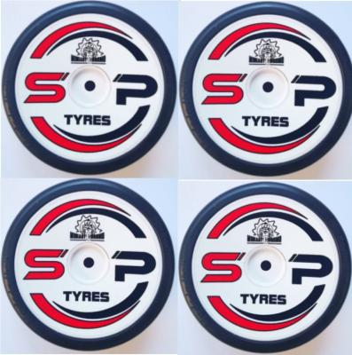 Pneus Slick 24 mm 1/10 Touring Electrique (4 pcs) SP RACING TEAM