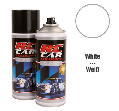 Bombe de peinture blanche 150ml RC-CAR COLOURS