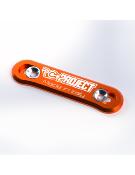 Barette de fixation d'aileron Alu. Universel (choix de couleur) RC-PROJECT