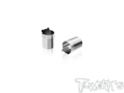 Manchons de chappes de direction acier pour Associated RC8B4/B4.1/T4 (2) T-WORK'S