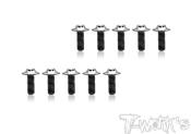 Vis Titane 3x8 têtes UFO (10) T-WORK'S