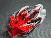 Carrosserie "ARYA" Blanc/Gun Métal/Rouge Universel WS-LINE