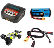 PACK-Hyper VSE-2 Brushless Buggy 1/8 100A + ACCUS + CHARGEUR WS LINE