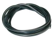 Fil silicone gauge 14 noir (1m) ETRONIX