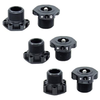 Lot d'hexagones de roues aluminiums allégés (+0/1/2mm) (2+2+2) ULTIMATE RACING