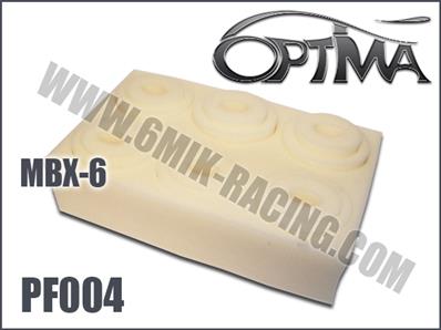 Mousses de filtre à air pour Mugen MBX6 (6) 6-MIK